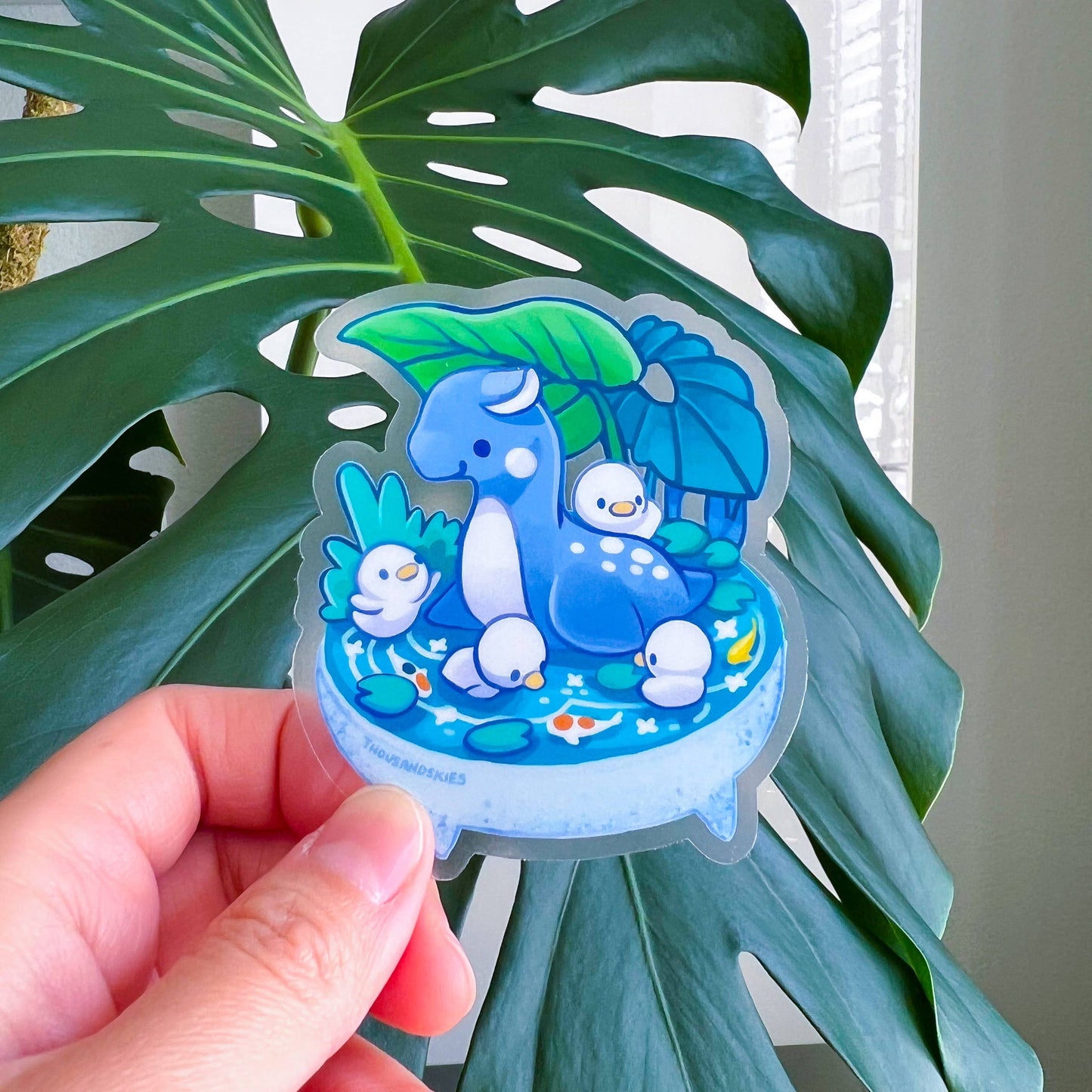 Vinyl Sticker (Transparent) Bonsai Garden - Nessi