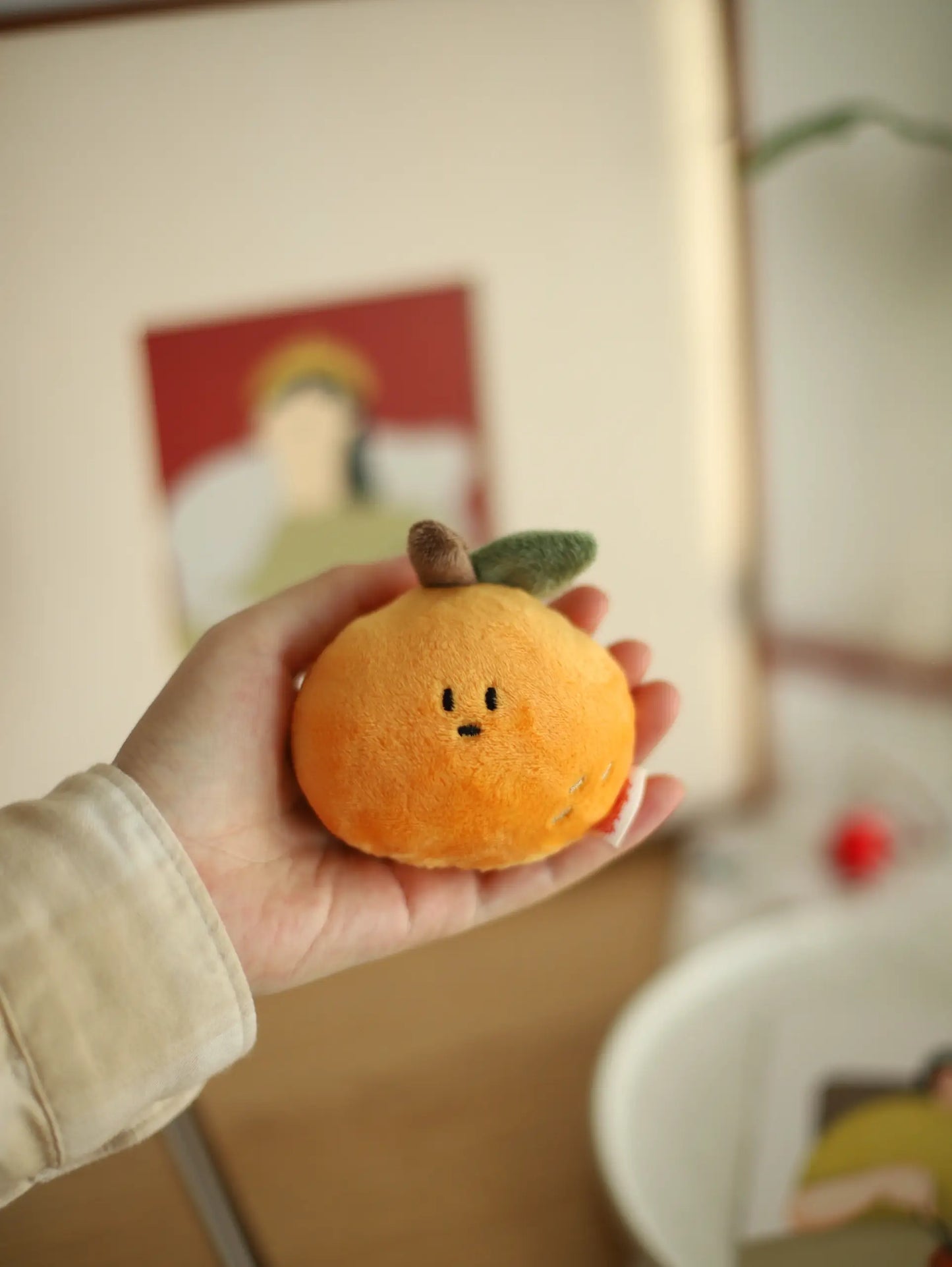 Daily White | Orange Bag Charm