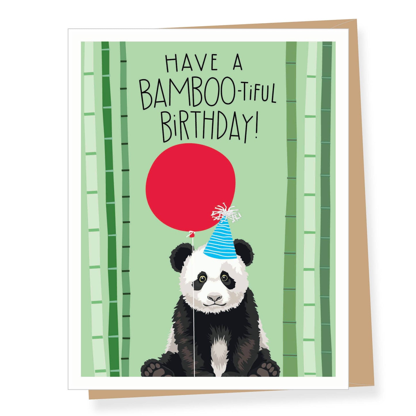 Bamboo-tiful Panda Birthday Card