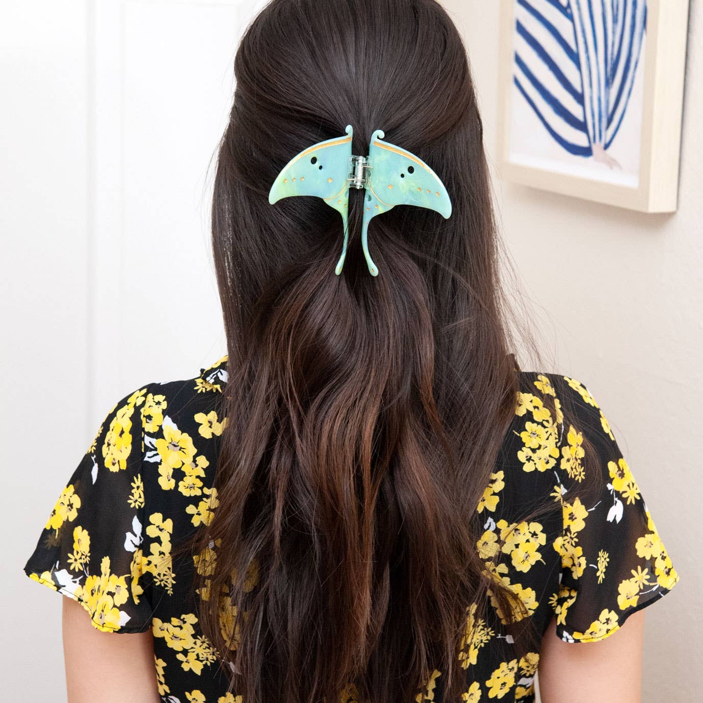 Luna Moth Hair Claw Clip