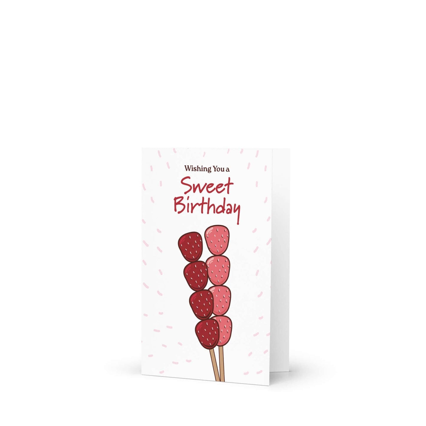 Sweet Tanghulu Funny Birthday Cards | Asian Snacks Food Greeting