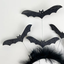 Load image into Gallery viewer, Halloween bat headband
