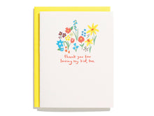 Load image into Gallery viewer, Love My Kid - Letterpress Greeting Card
