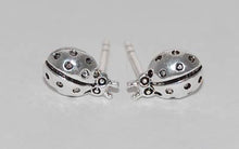 Load image into Gallery viewer, Ladybug Earrings - sterling silver Natural History
