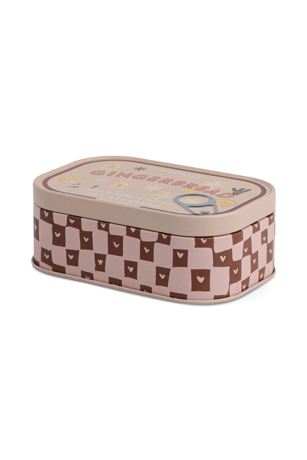 4.5oz Bistro Printed Tin - Gingerbread