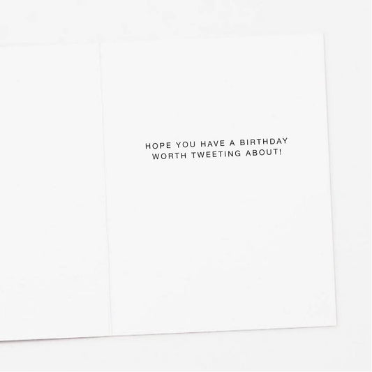 Happy BIRD-day Birthday Card