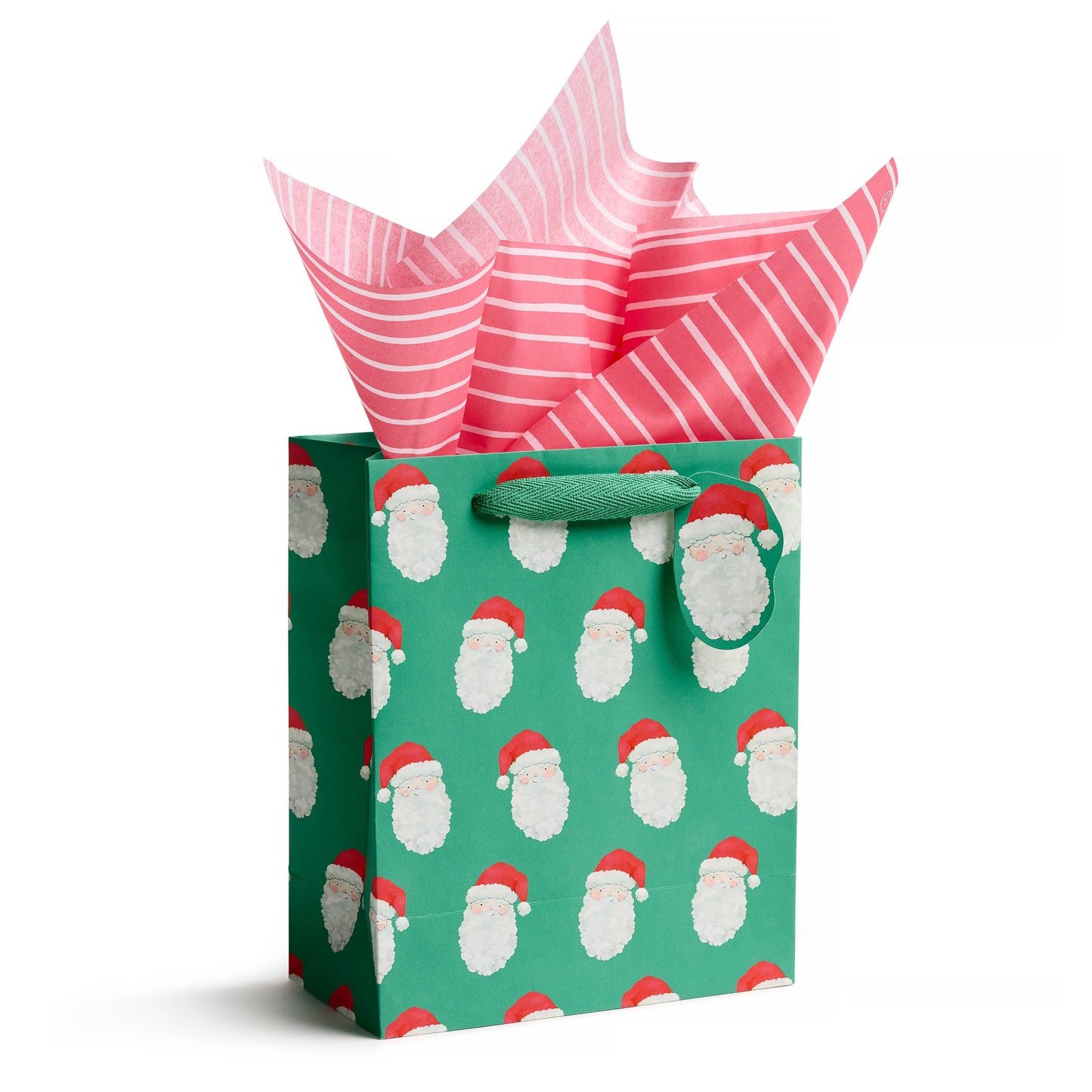 Vintage Santa Gift Bag - Medium