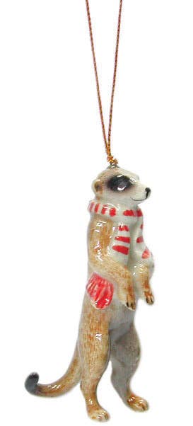Ornament Meerkat Northern Rose Porcelain Mini Figurine