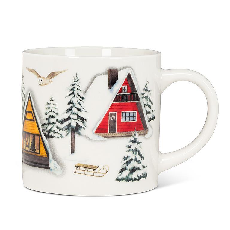 Winter Cabins Mug-3.5