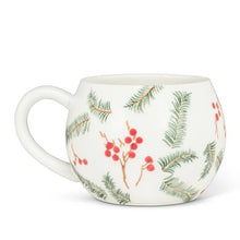 Load image into Gallery viewer, Pine &amp; Berries Ball Mug 16oz
