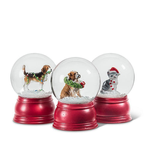 Holiday Pet Snow Globes - Front & Company: Gift Store