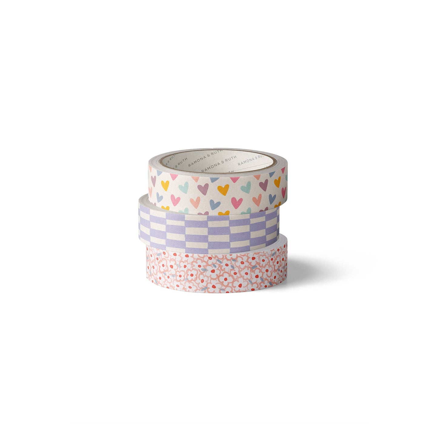 Sweet Hearts Washi Tape Set | Boxed Set of 3