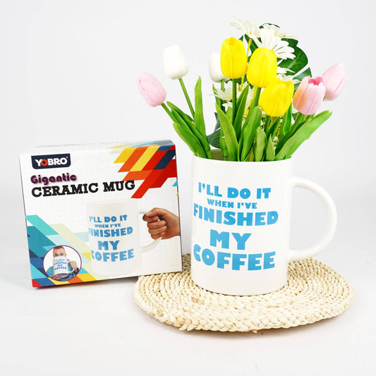 YOBRO 67Oz Extra Large Coffee Mug, Giantic Ceramic Mugs