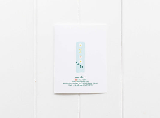 Birth Month Flowers Greeting Card