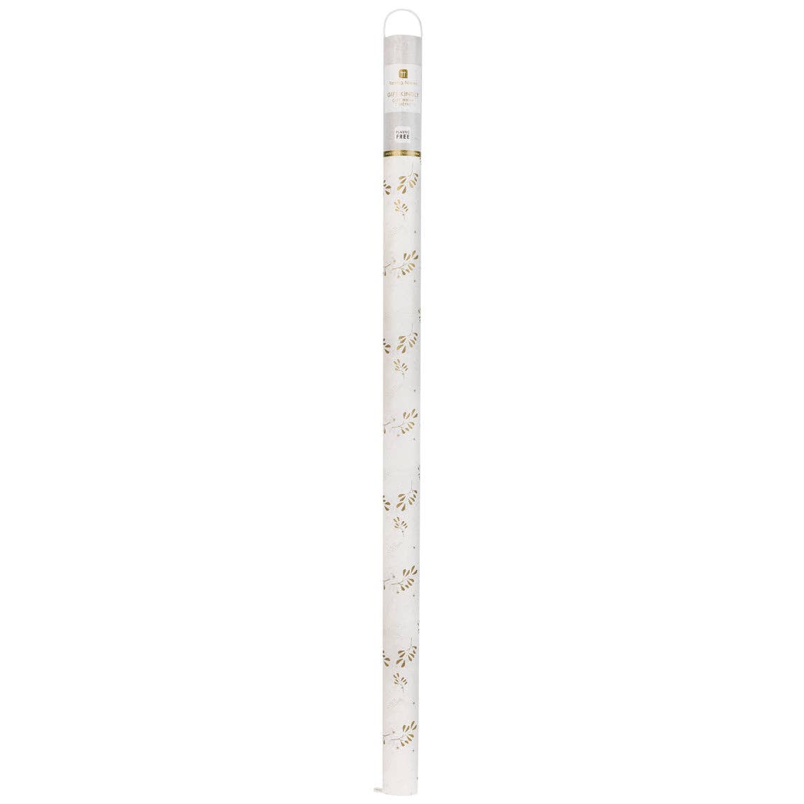 Mistletoe White Recycled Christmas Wrapping Paper | 3m |