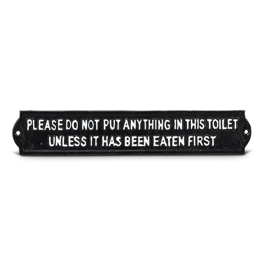 Do Not Put Anything..Sign