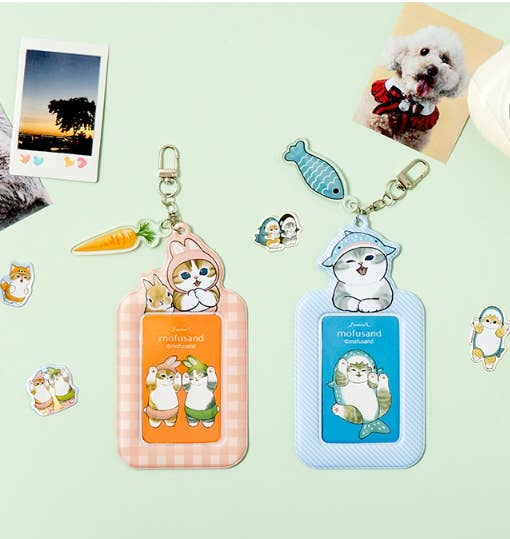 Mofusand Photo Card Multi Keyring