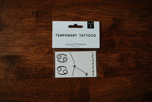 Load image into Gallery viewer, Cancer Temporary Tattoos | The Zodiac Collection
