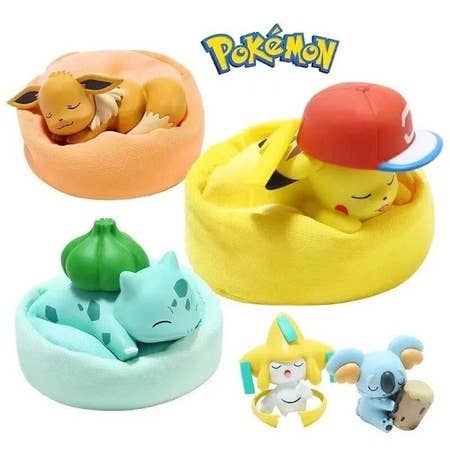 Sleeping Pokemon Figures Box