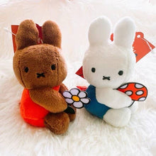 Load image into Gallery viewer, Miffy &amp; Friends with Flower Plush Key Chain bag Charm
