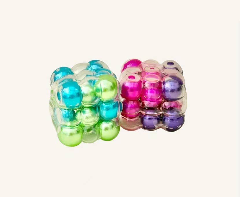 Pearlescent Pearl Fidget Cube Stress Toy