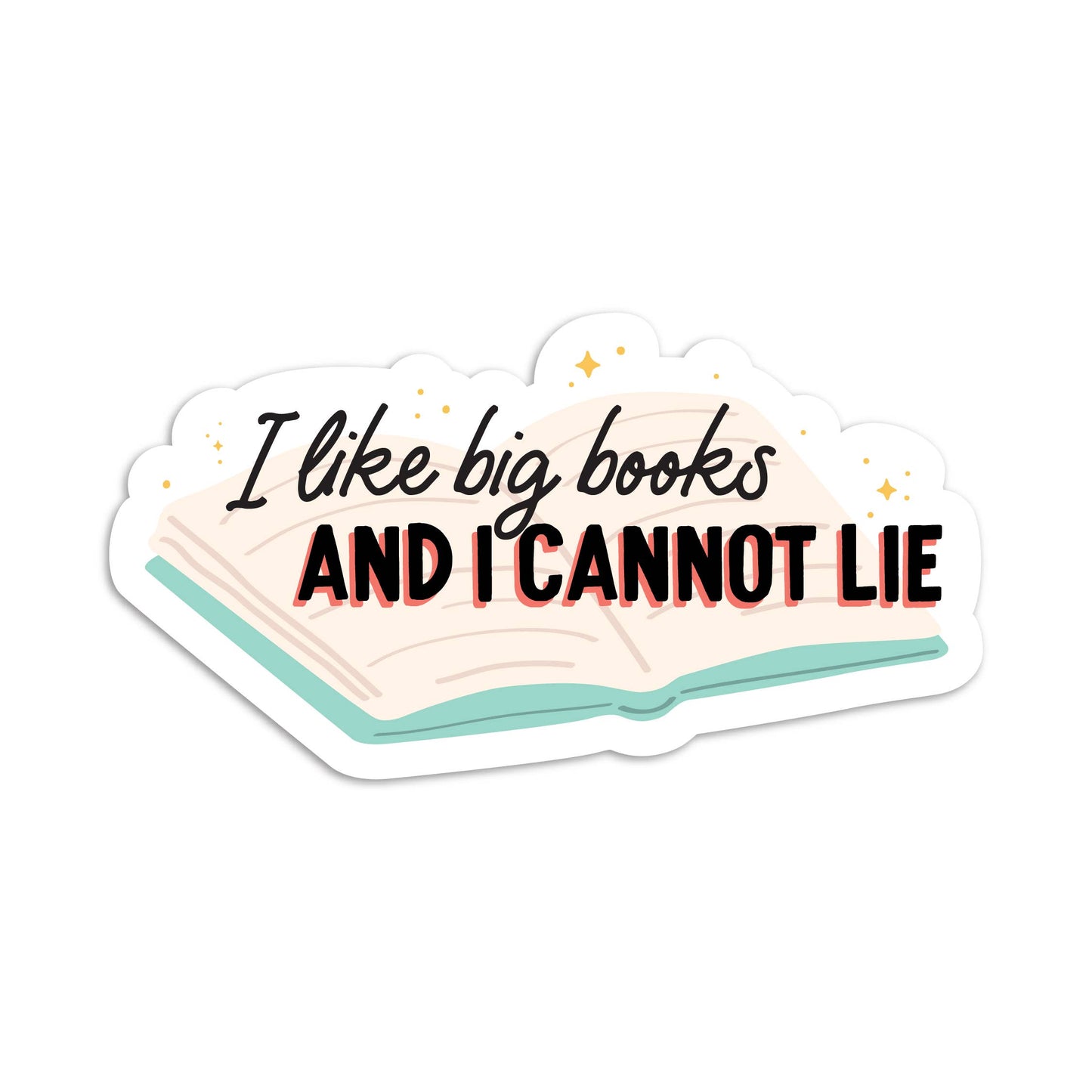 Big books vinyl sticker