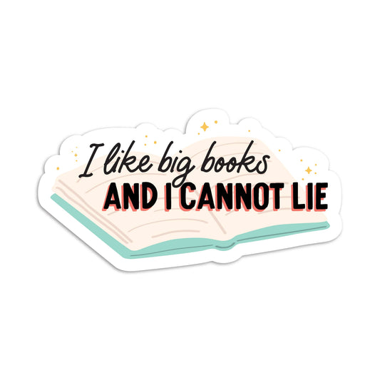 Big books vinyl sticker