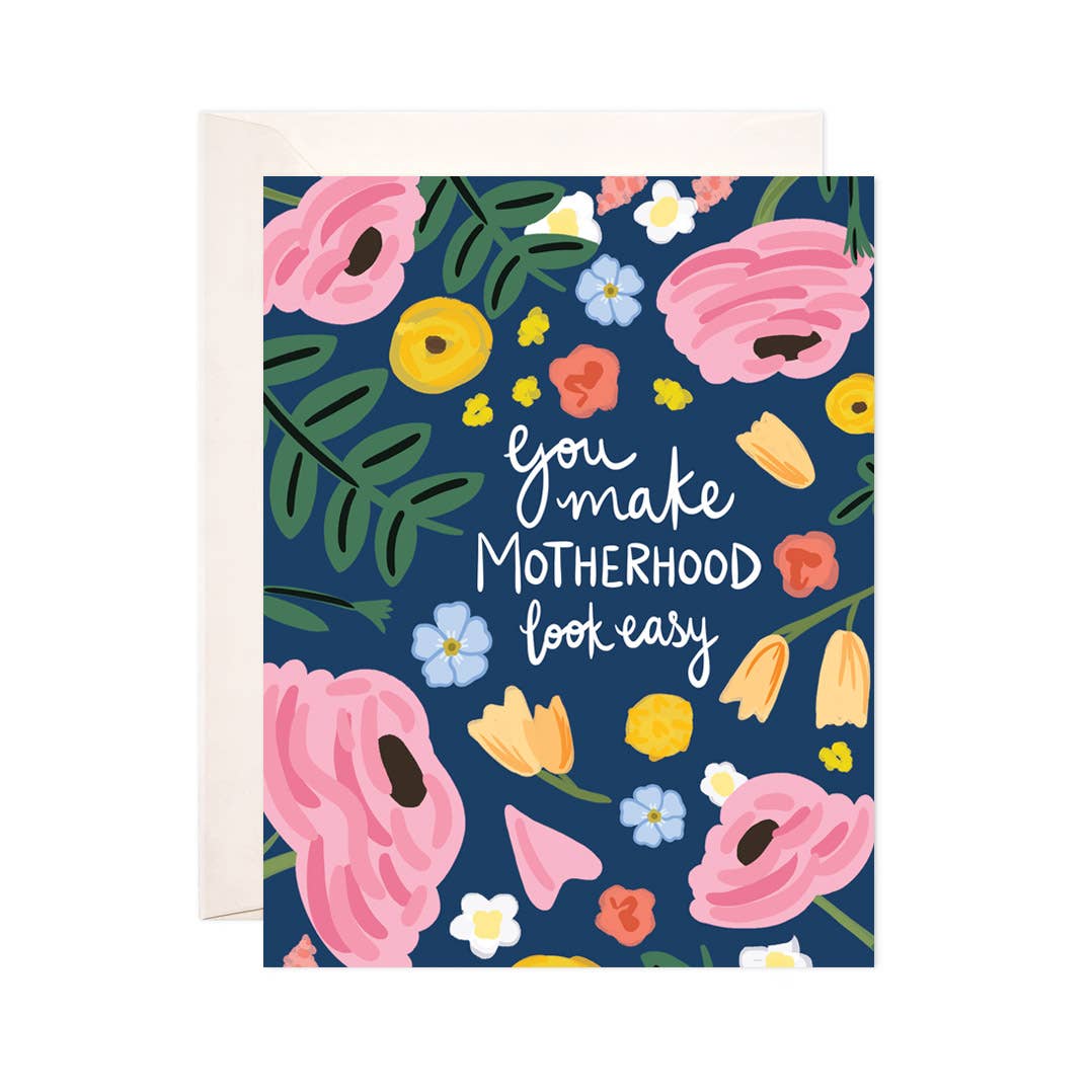 Motherhood Greeting Card - Floral Encouraging Mother's Day C