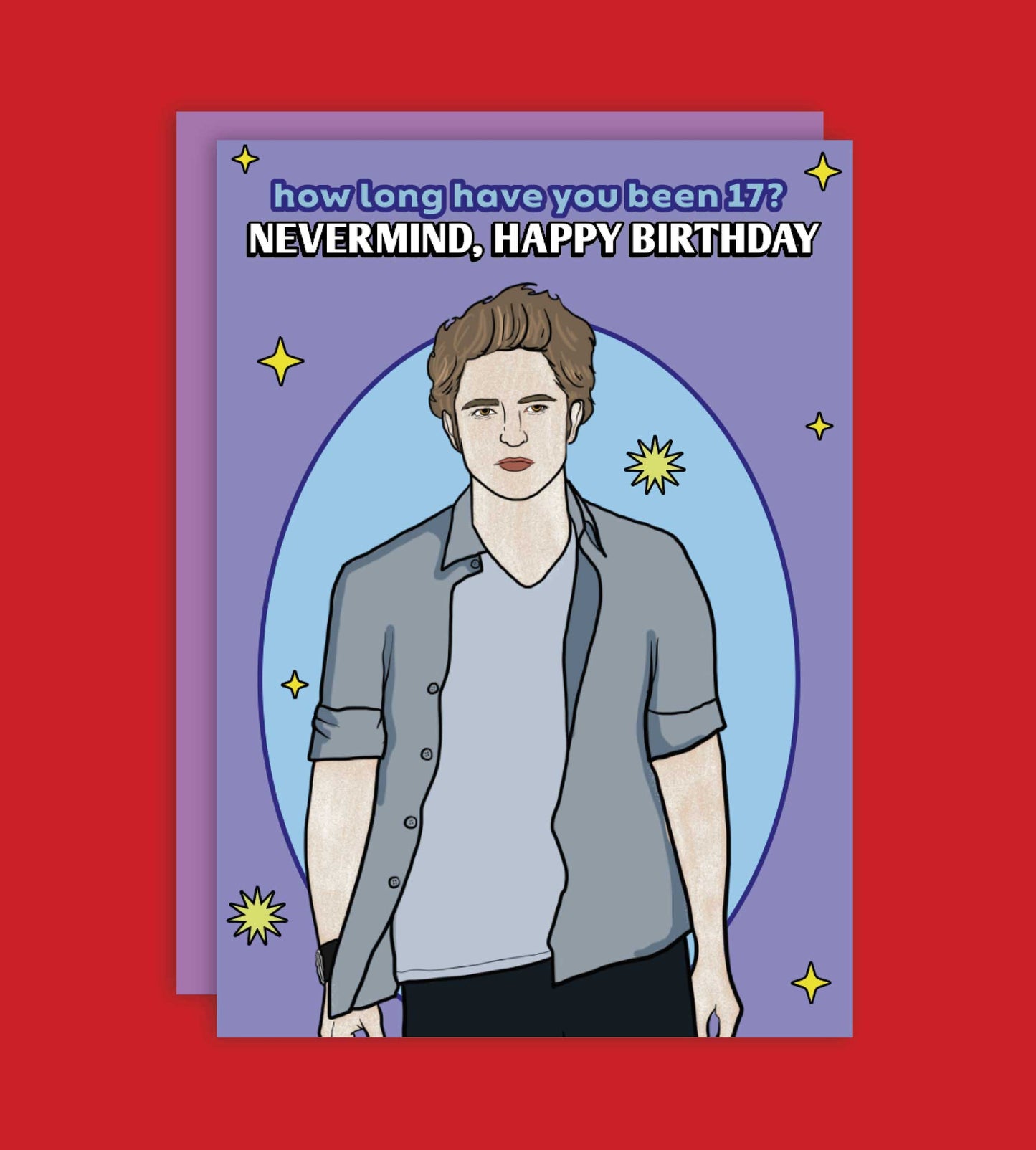 How Long Have You Been 17? Vampire Birthday Greeting Card