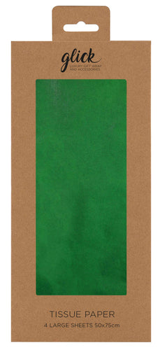 TISSUE PLAIN BOTTLE GREEN - Front & Company: Gift Store