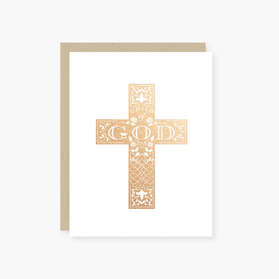 Child of God baptism/communion card