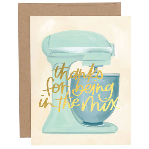 In the Mix Thank You Greeting Card - Front & Company: Gift Store