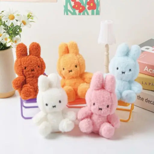 Miffy Limited Creamy Soft Color Fluffy Key Ring Bag Charm