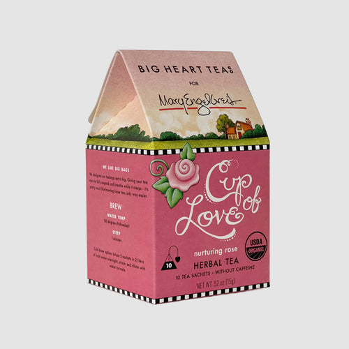 Limited Edition Mary Engelbreit Cup of Love 10 ct Tea Bags - Front & Company: Gift Store