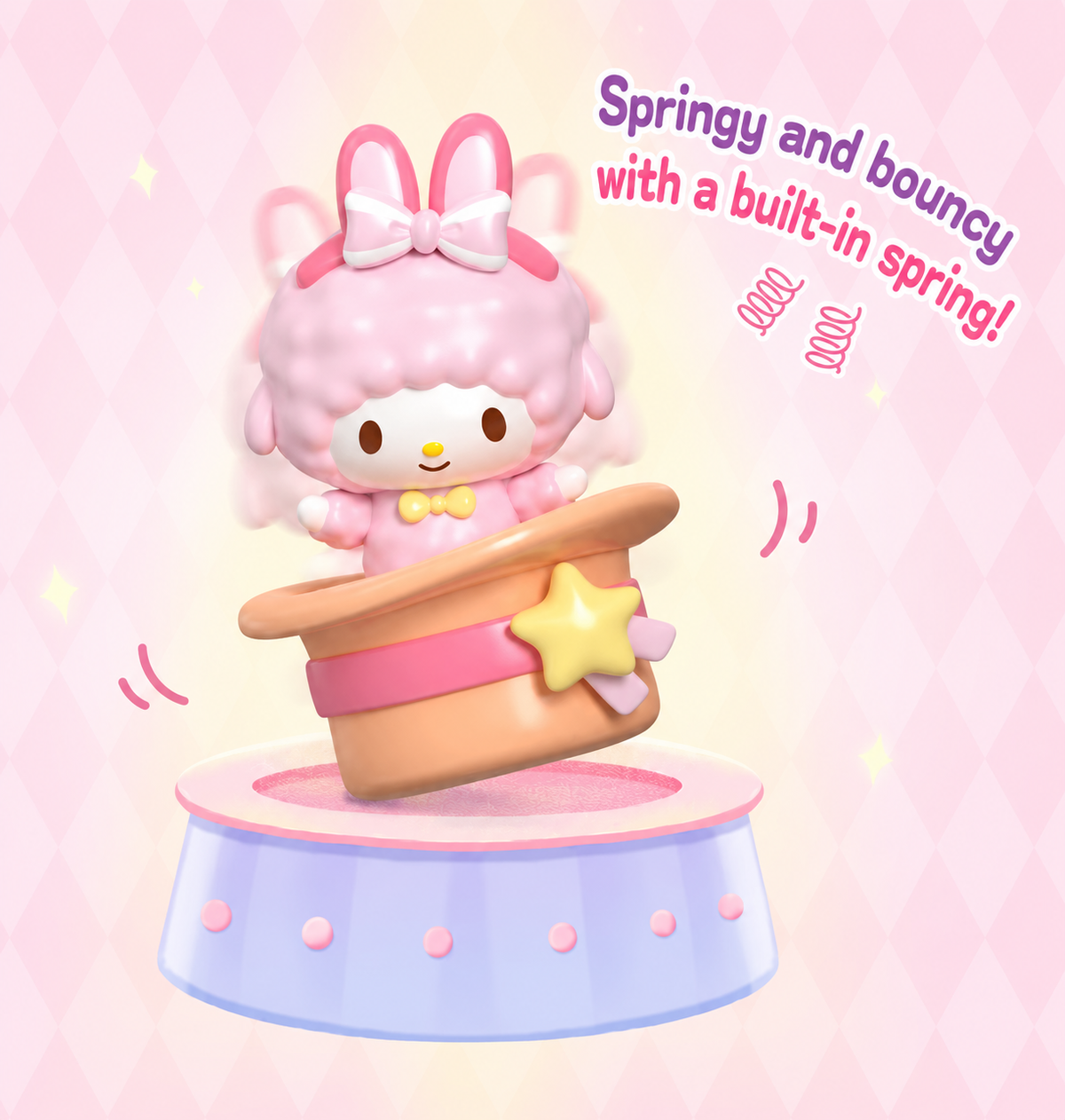 Sanrio Springy Magic Hat Series Blind Box Figure