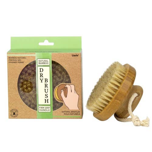 Lindo Bamboo Dry Brush (Round) Firm Grip Handle