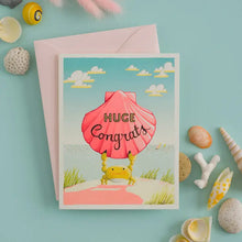 Load image into Gallery viewer, Crab Congrats Card
