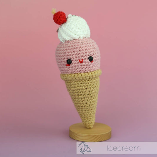 DIY Crochet Kit - Ice Cream Bag Charm