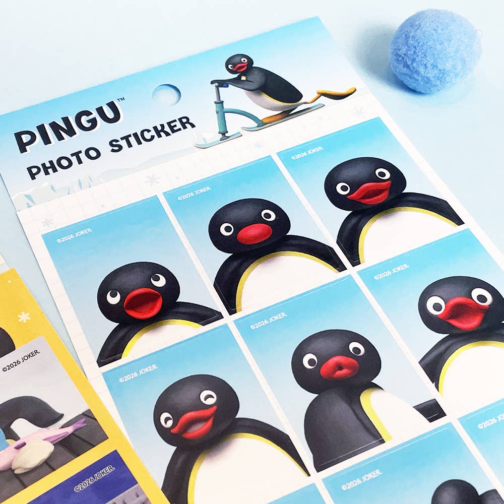 Pingu Photo Sticker Sheet - Mini Photo Deco Multi Sticker