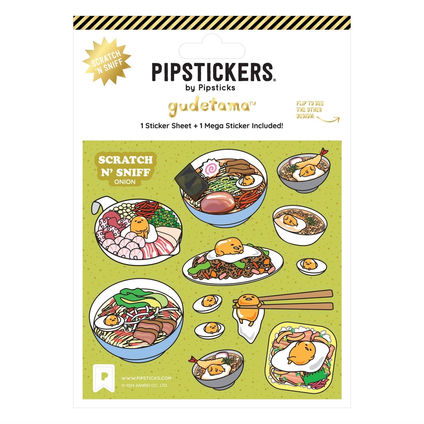 Gudetama Ramen Adventure Scratch 'n Sniff (2ct)