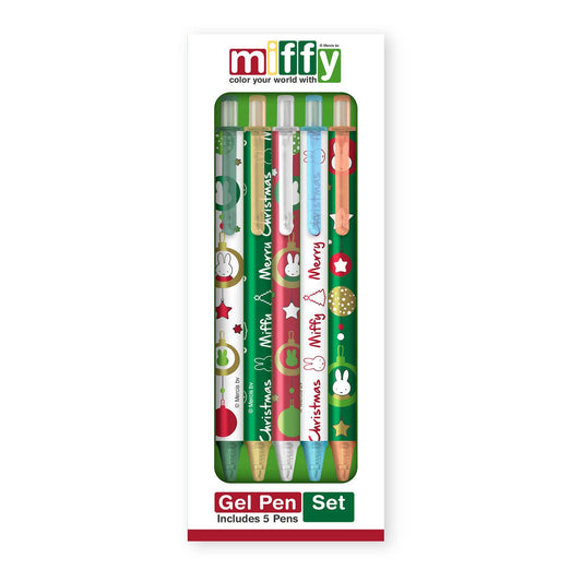 Miffy Deck the Tree Gel Pen Set