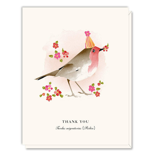 Robin Thank You Card - Front & Company: Gift Store