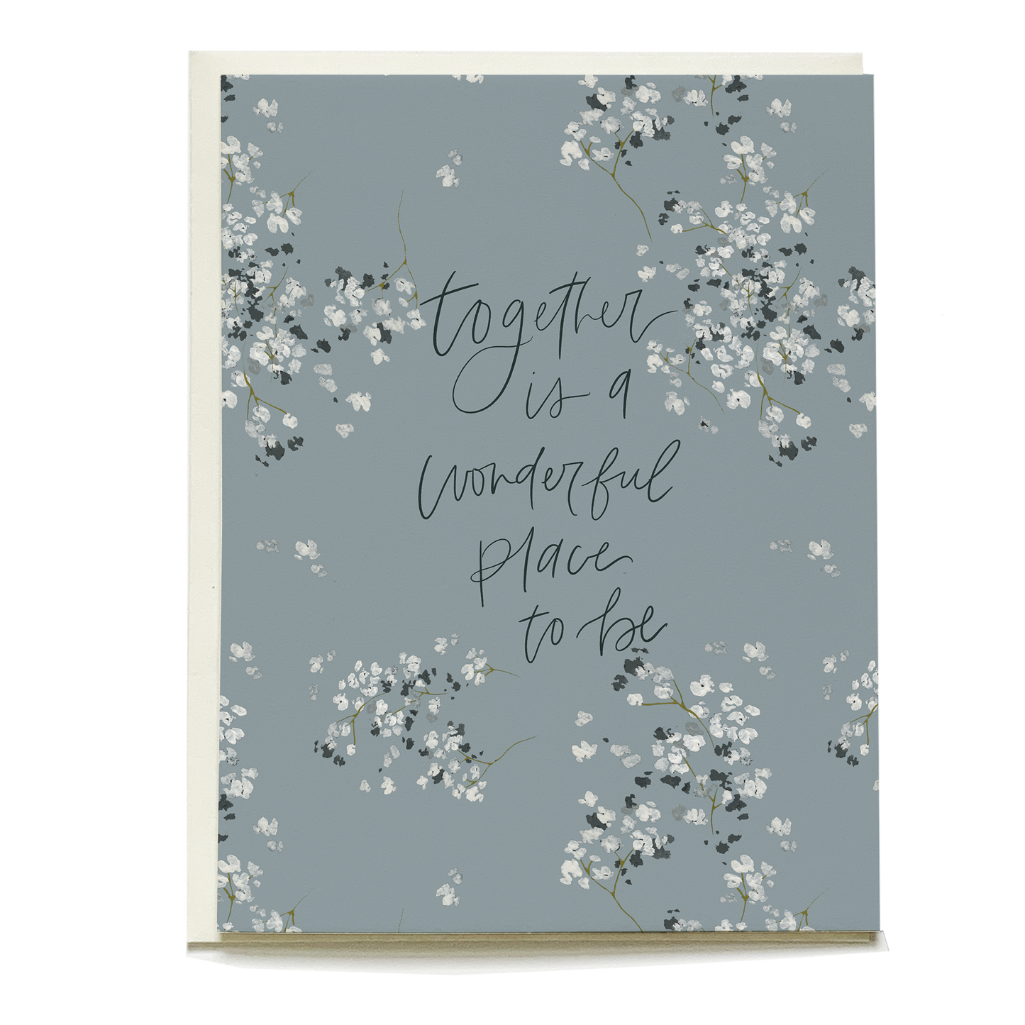 Baby's Breath Wedding Greeting Card