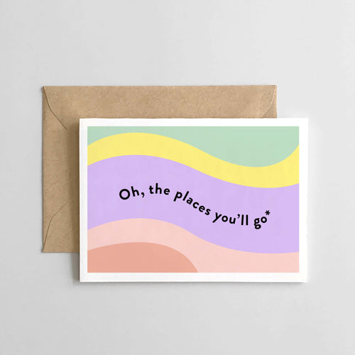 Oh, The Places You'll Go: Graduation Card - Front & Company: Gift Store