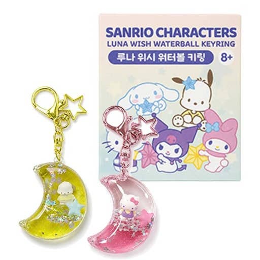 Sanrio Characters Luna Wish Water Globe Random Keychain