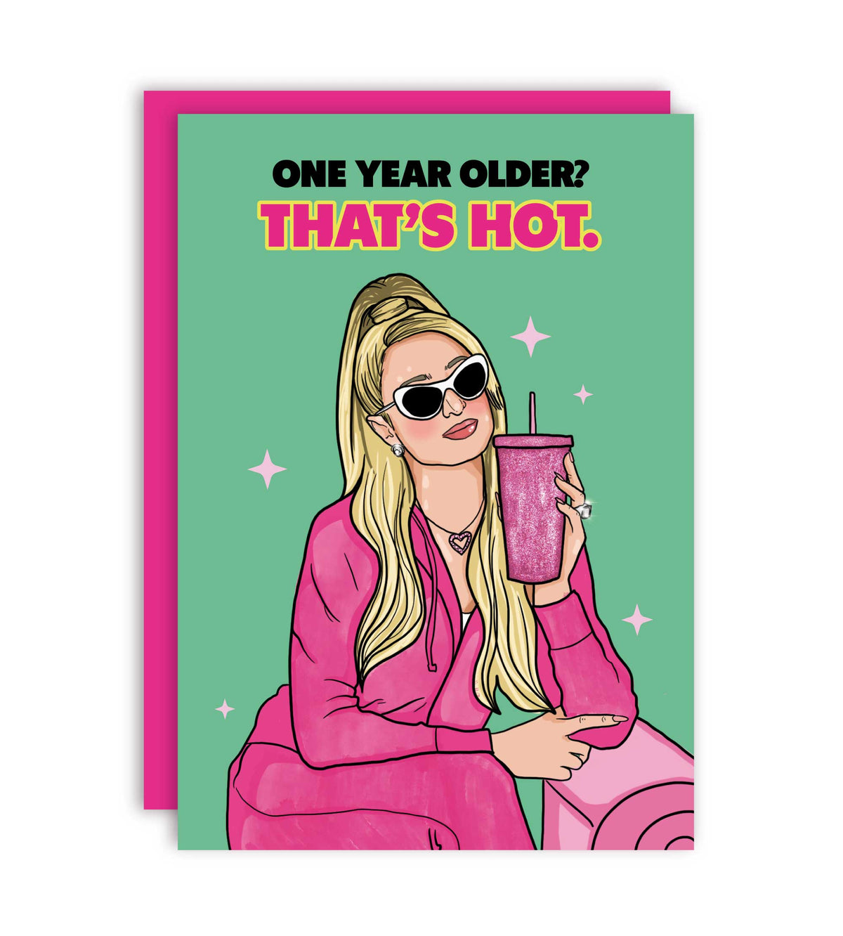 That's Hot Funny Birthday Greeting Card