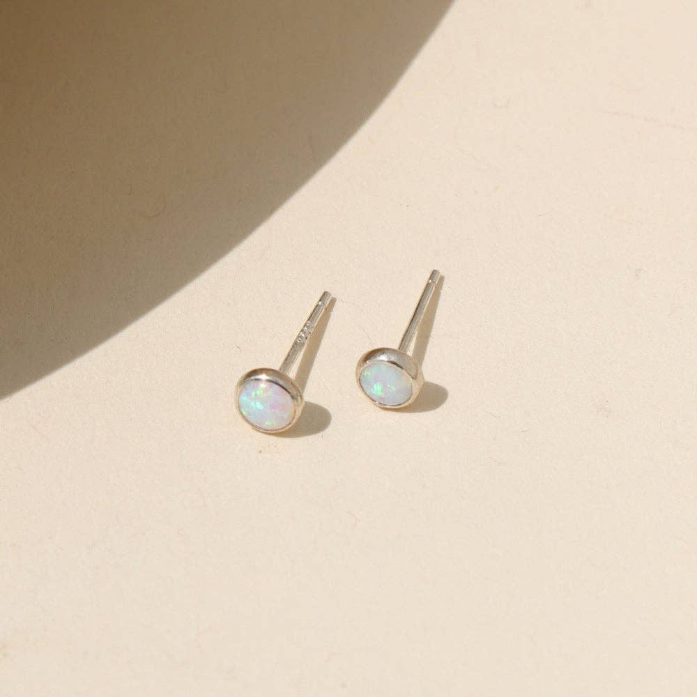 Petite Opal Studs