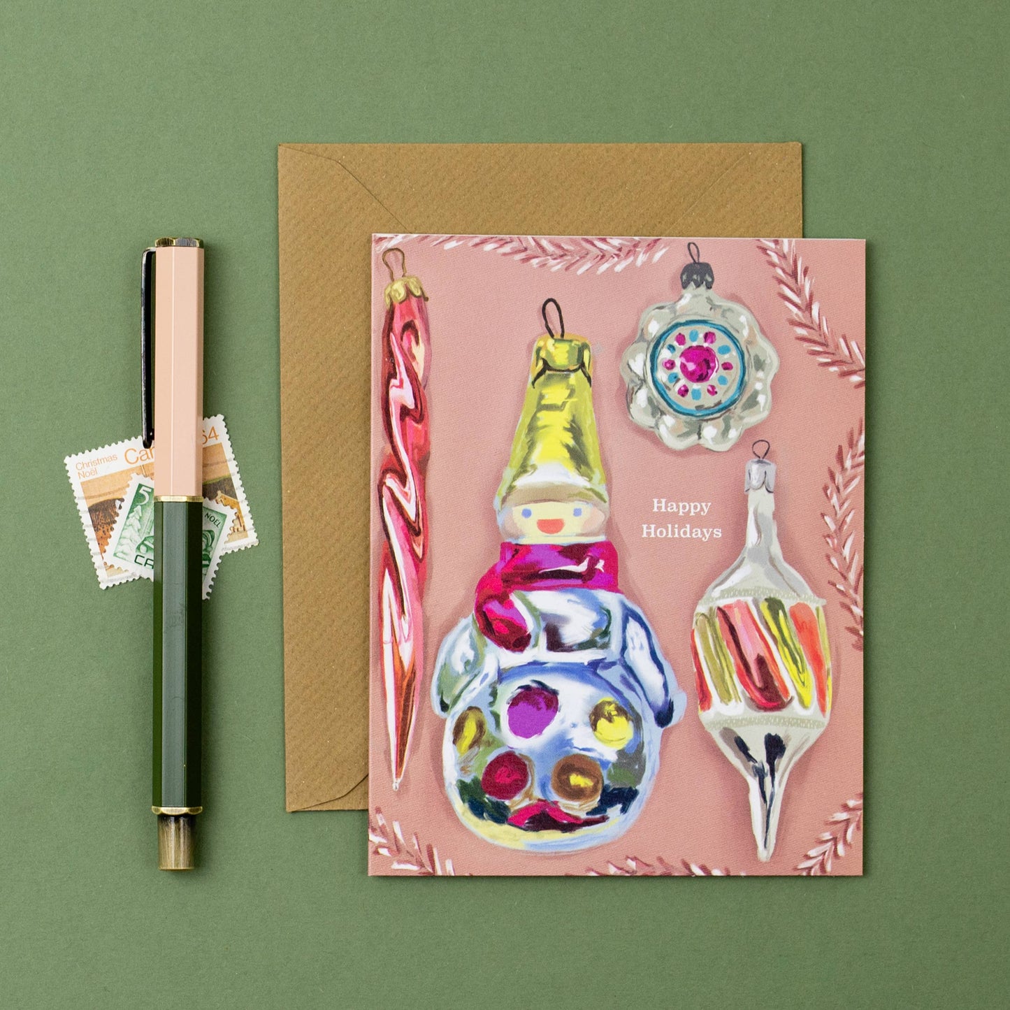 Rosy Ornaments