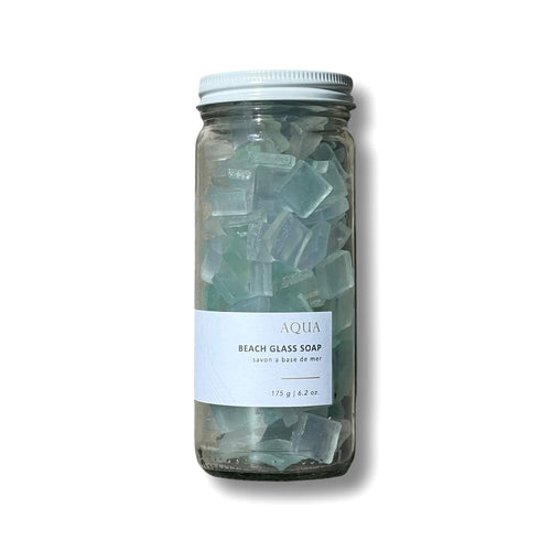 Aqua Beach Glass / Sea Glass Soap - Front & Company: Gift Store