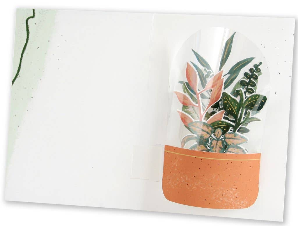 Terrarium Pop-Up Everyday Greeting Card